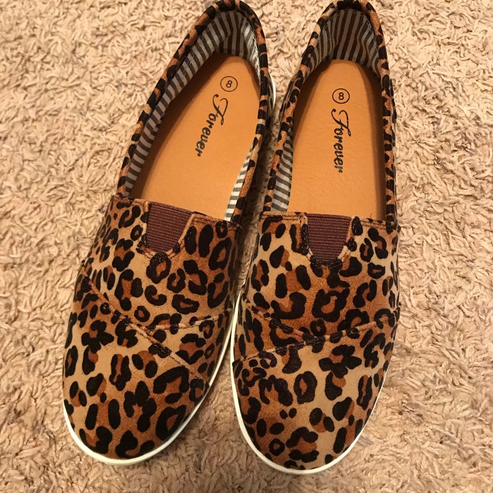 Cheetah Slip On Shoes